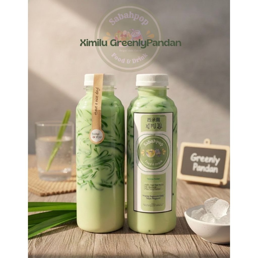 XIMILU DESSERT / ES JELLY 250 ML / MANGGA PANDAN LECI