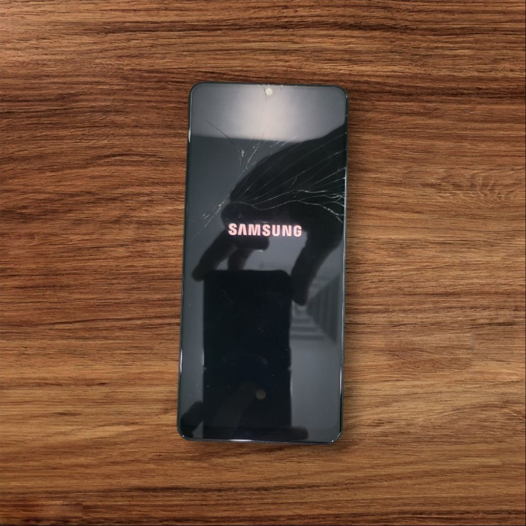 LCD Set Frame Samsung A52 Original Copotan Minus Retak