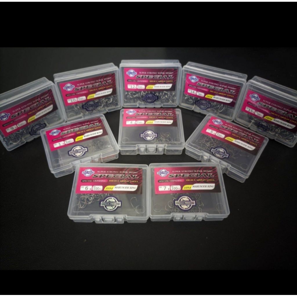 Kail Stella Box Marusode Ring no 1 4 5 6 7 9 10 12 14 15 sangat kuat sangat tajam special grinsing b