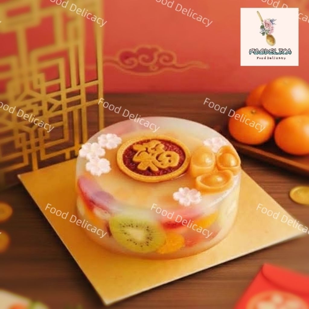 hampes cny | orange fortune pudding | hamper imlek pudding jeruk