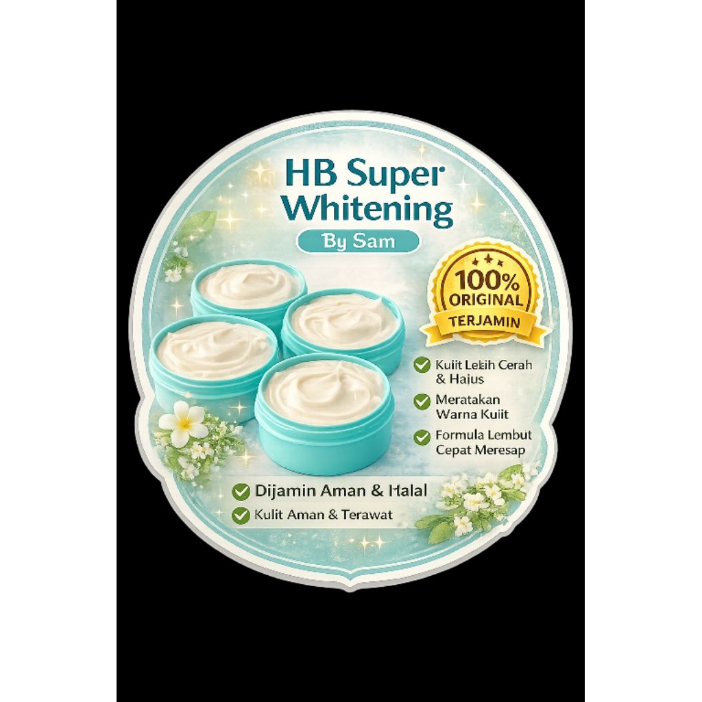 HB SUPER WHITENING UNTUK KULIT YG SUSAH PUTIH