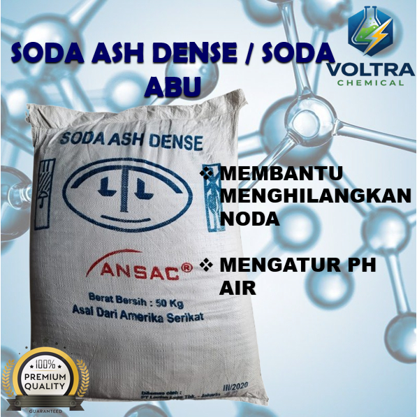 [VOLTRA] Soda Ash Dense 50 Kg Abu Soda / Soda Ash