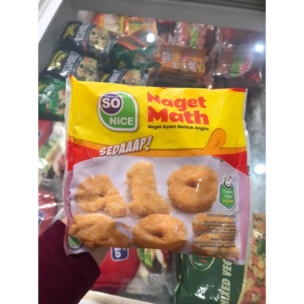 Nugget Ayam So Nice 250gr 500gr - Koin/Math/Stick