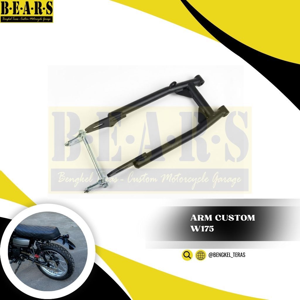 Arm Custom Kawasaki W175 SE Cafe TR Lengan Ayun W 175