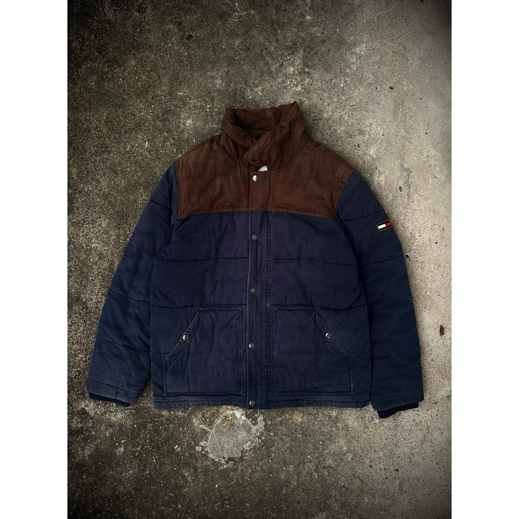 Jacket puffer denim TOMMY HILFIGER