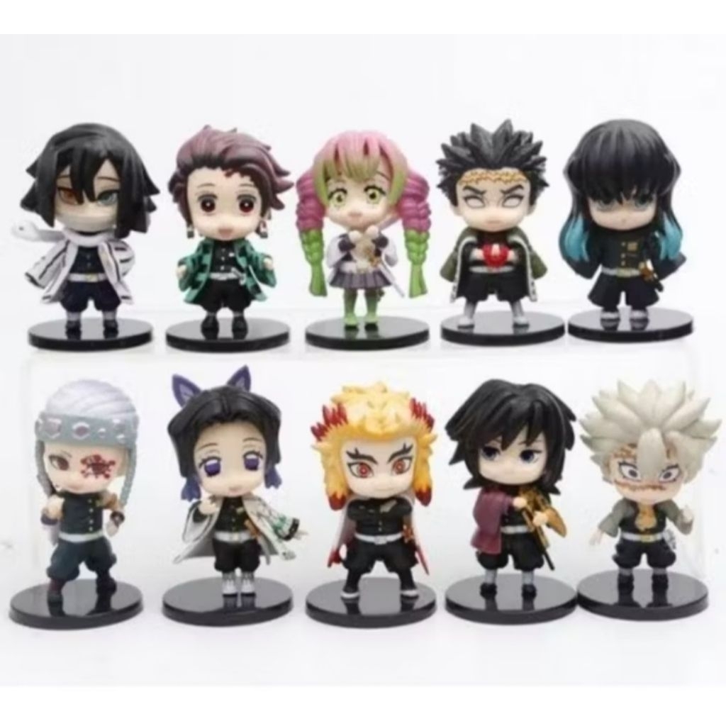 action figure Demon Slayer kimetsu no yaiba set 5pcs