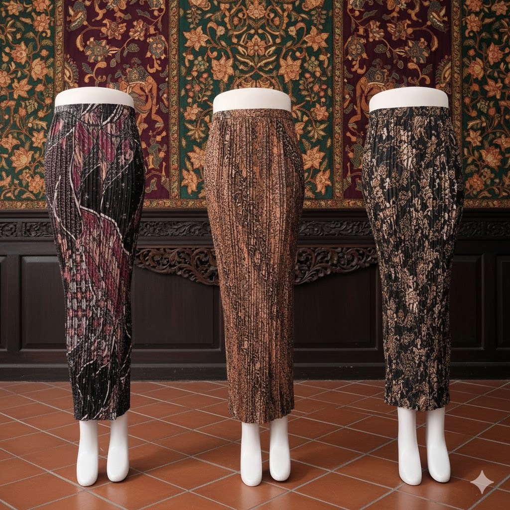 ROK PLISKET BATIK / ROK PLISKET / BAWAHAN KEBAYA / ROK KEBAYA / ROK WISUDA / ROK BATIK / ROK PLISKET