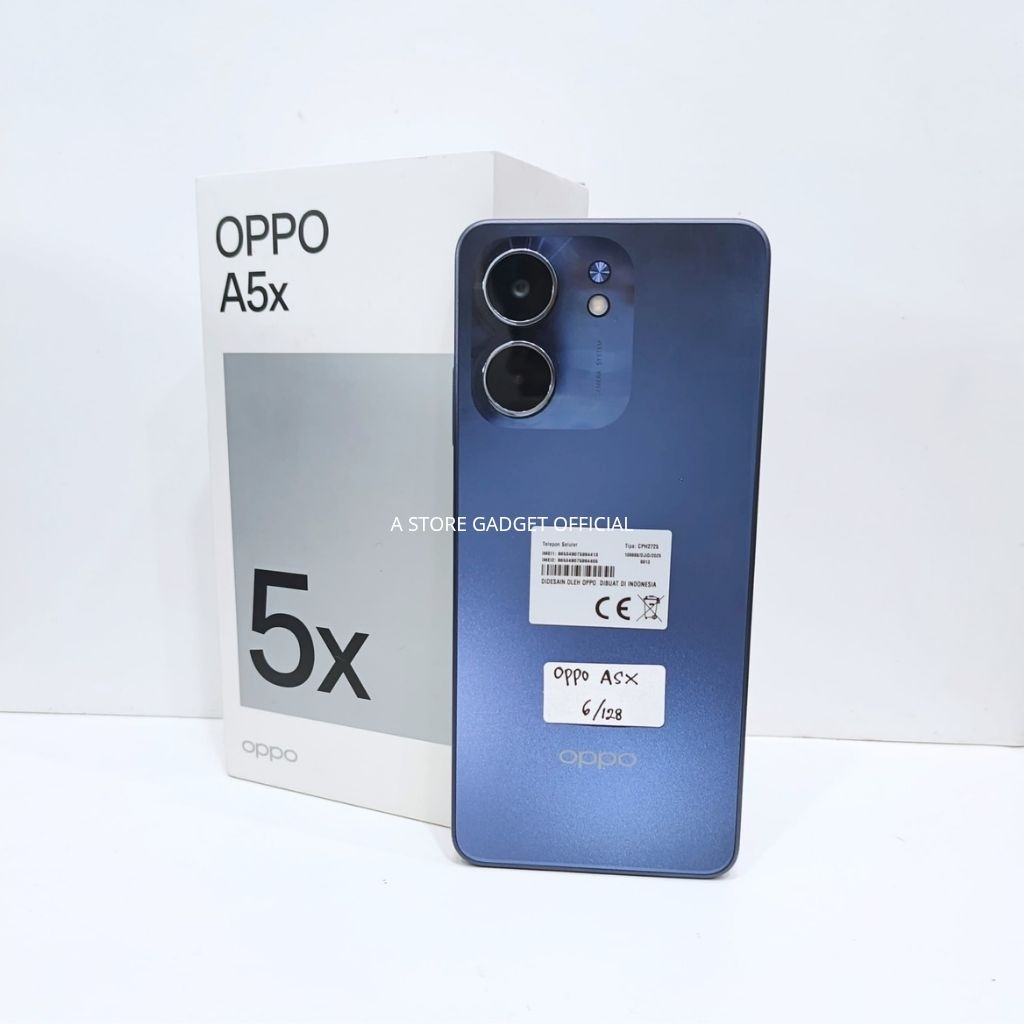 OPPO A5X 6/128 SECOND FULLSET ORIGINAL