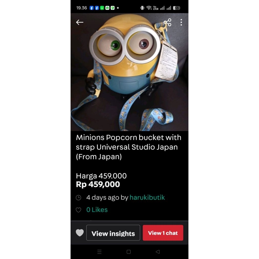 minion popcorn bucket