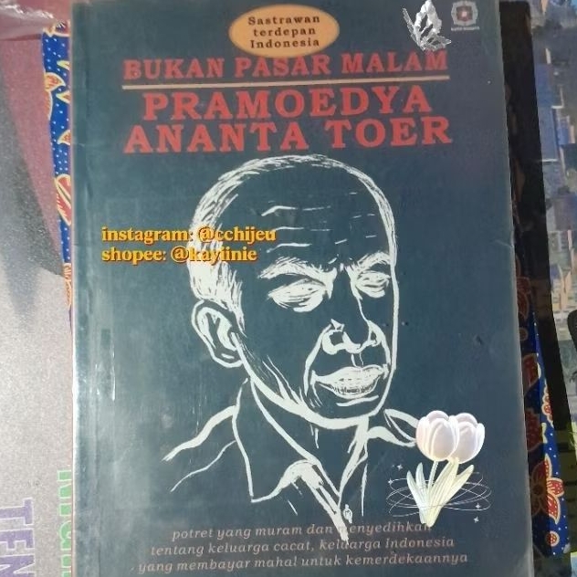 Preloved Buku Pramoedya Ananta Toer "Bukan Pasar Malam" ori Bara Budaya 1999 (BISA NEGO)