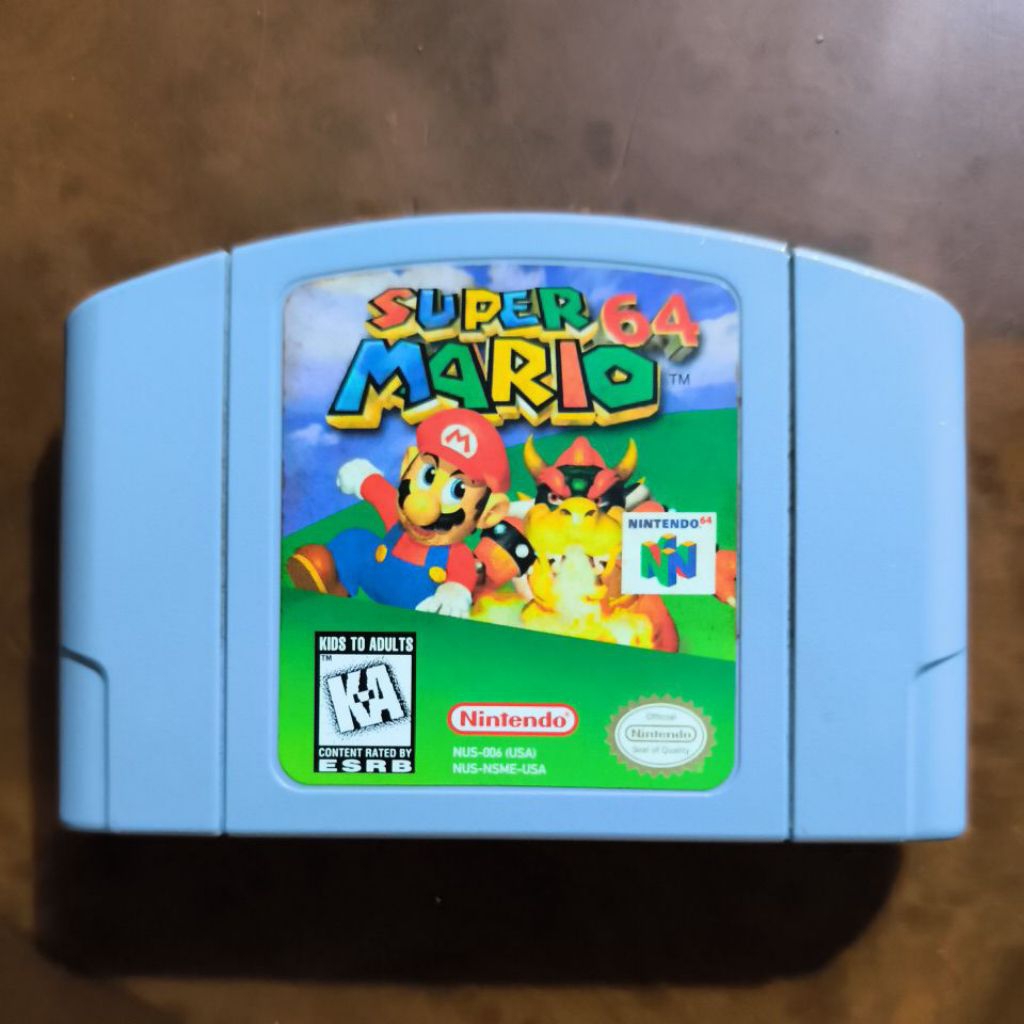KASET GAME NINTENDO 64 SUPER MARIO original