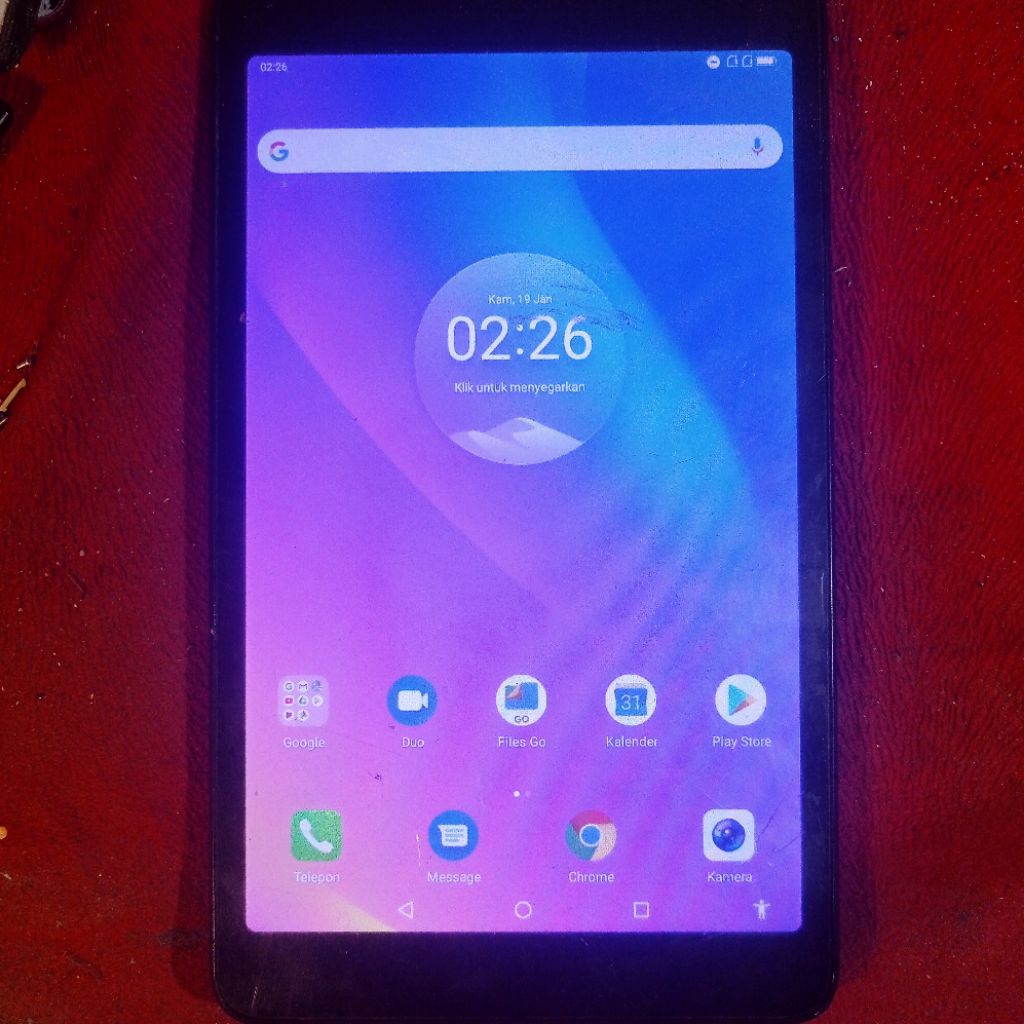 Tablet Advan GTab 8001 Ram 3GB internal 32GB MINUS