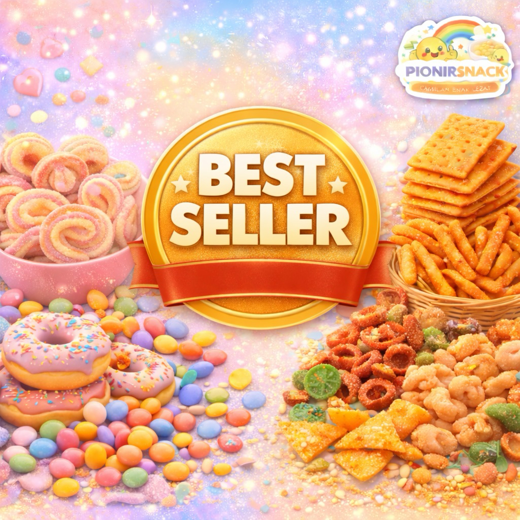 Pionir Snack | Taro | Tiara | Kuping Gajah Hitam | Sus Kering | Coklat | Aneka Snack Best Seller - A