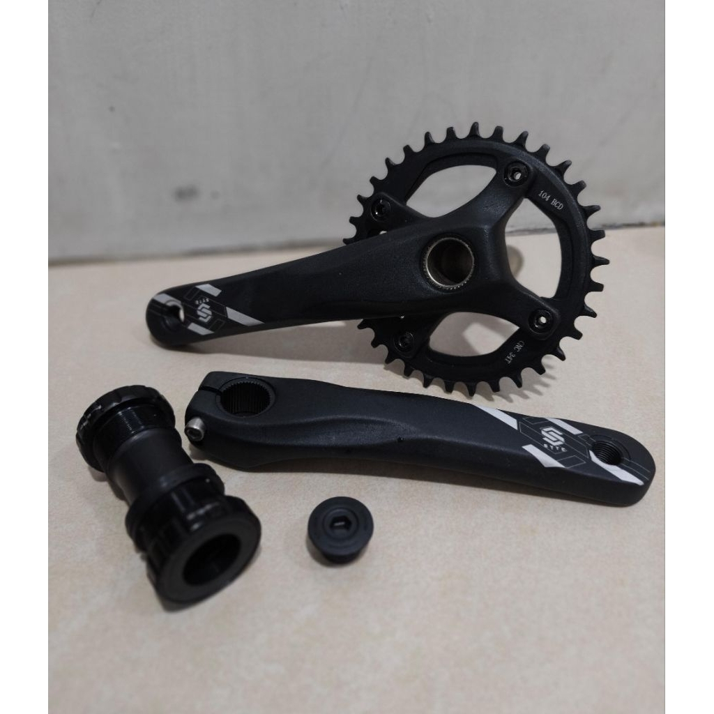 Crank HT 2 Holotech MTB Gir Gear Crank Holotech 30T 34T Alloy SYTE Single 1 susun Crank Holotech Sep