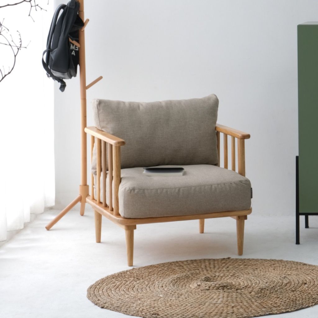 Sofa Ruji Kayu Jati | Sofa Minimalis Modern | Sofa Kayu Jati