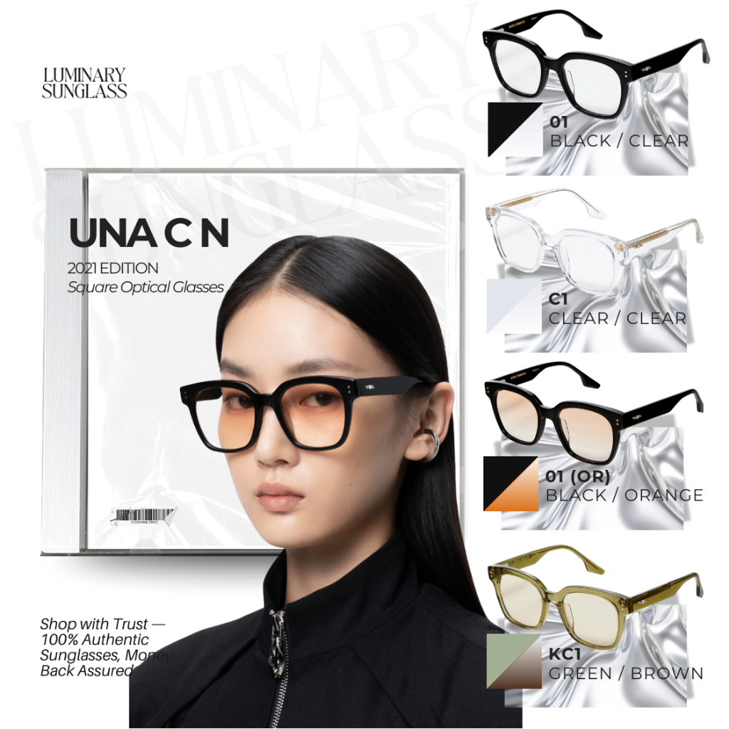 Kacamata Fashion Pria & Wanita | GM Una C N Glasses | 100% ORIGINAL