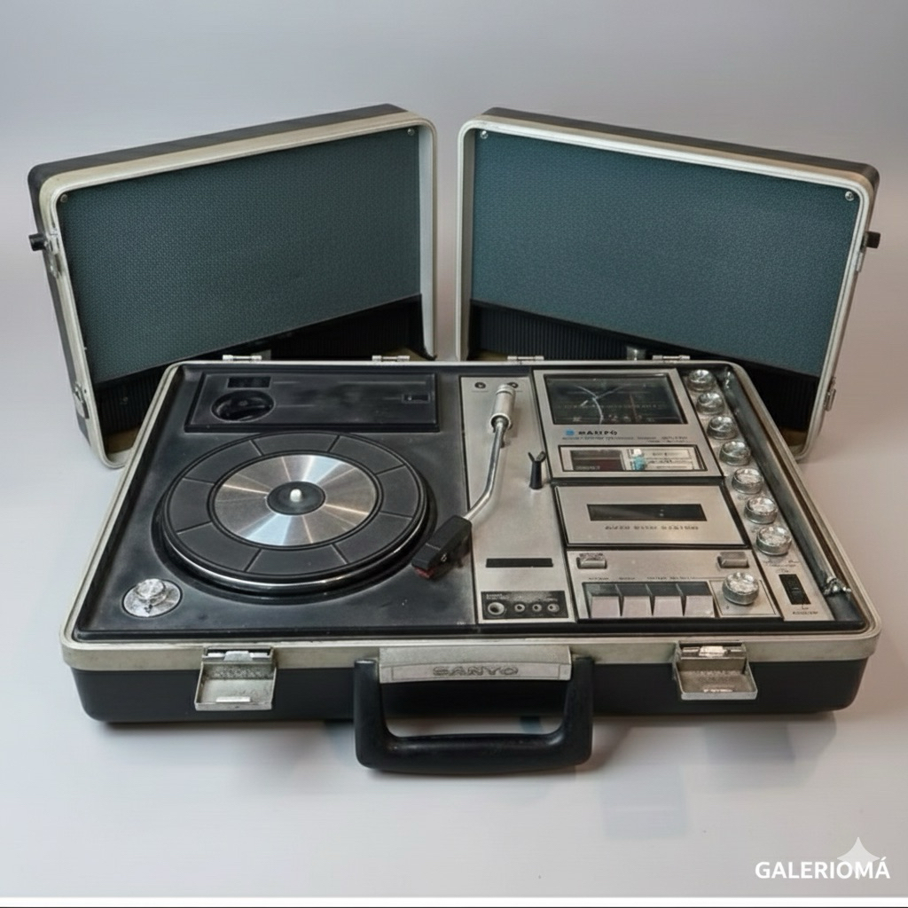 Turntable Radio Sanyo Vintage
