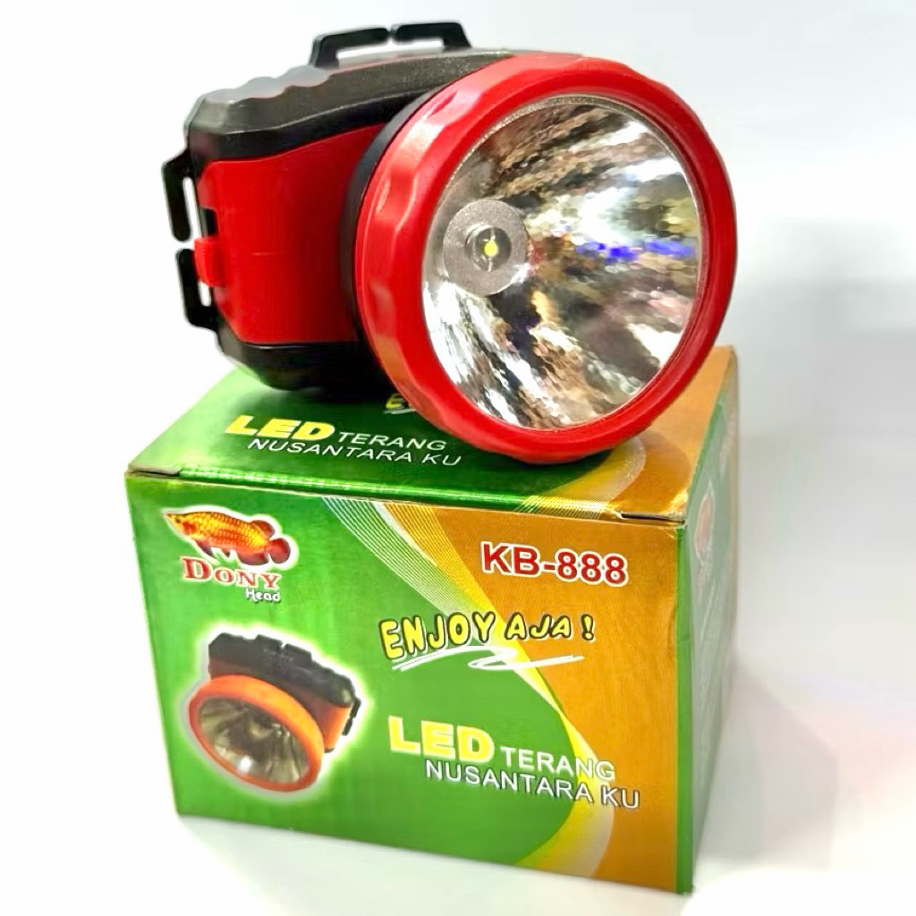SENTER KEPALA DONY KB 888 ORIGINAL CAHAYA PUTIH