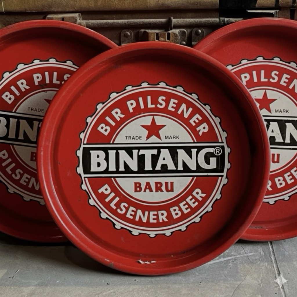 Nampan Jadul Original Bintang Pilsener