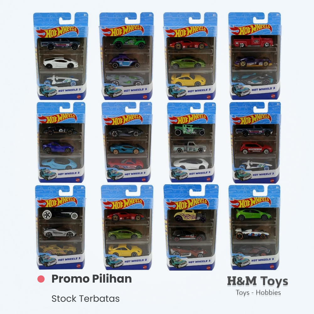 Hot Wheels 3 Cars Pack - Hot Wheels Isi 3