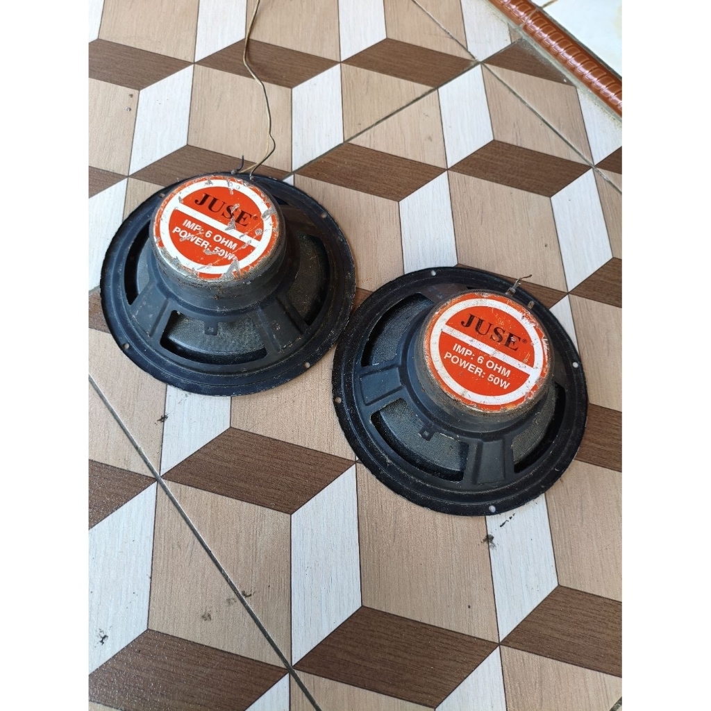 speaker 8 inchi 6 ohm 50 watt juse second normal