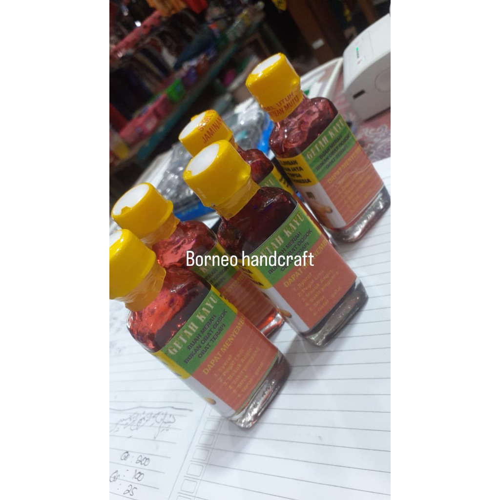 GETAH BUAH MERAH(getah ajaib) 100 % ASLI  PANAS | Minyak Buah Merah Getah Papua untuk encok keseleo 