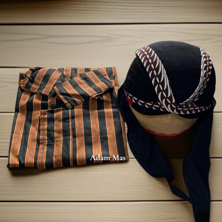 Baju Surjan Lurik Jawa Pria Dewasa Baju Adat Jawa Dewasa Baju Pria Adat Jawa Blangkon Jogja