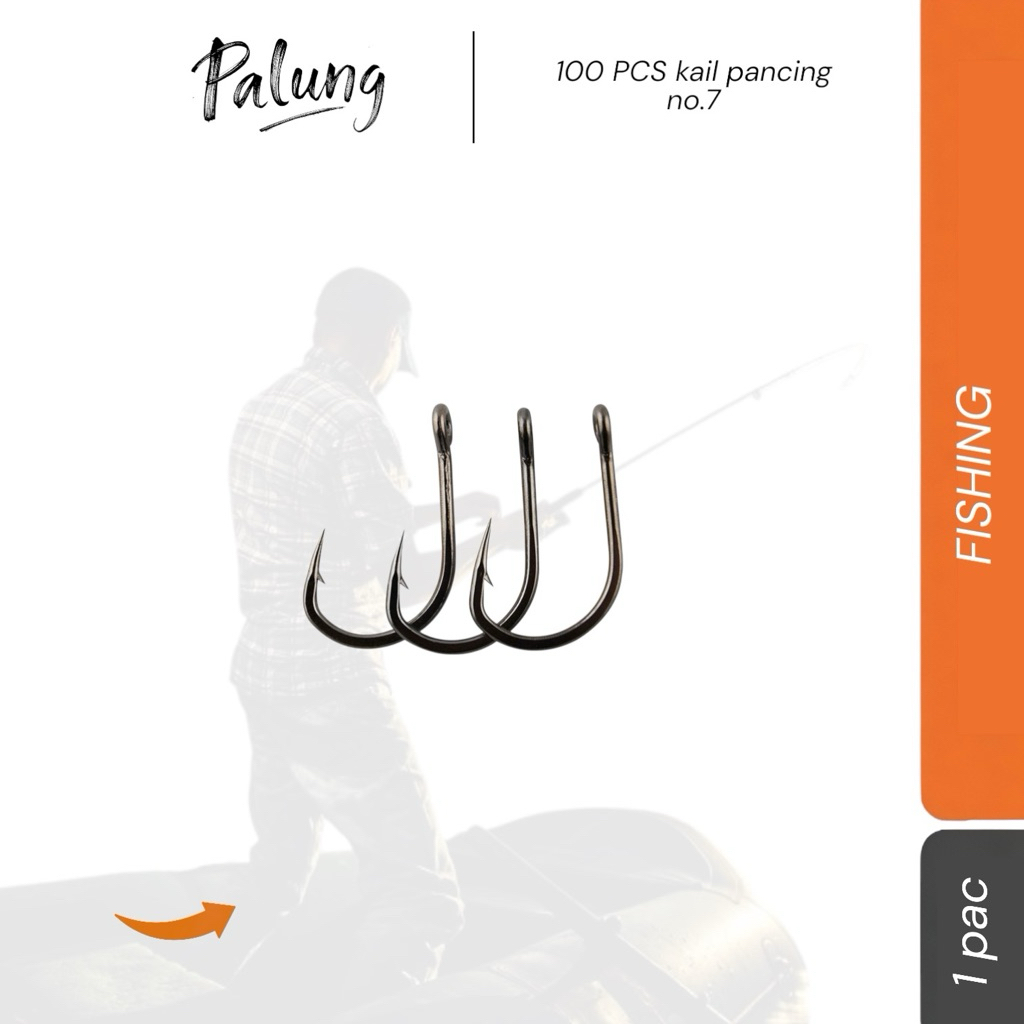 100 pcs kail pancing / fishing hook kail pancing murah