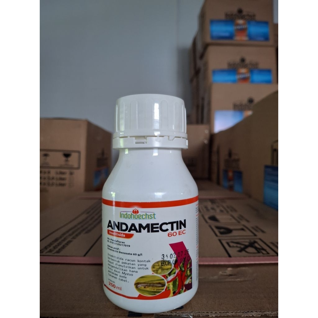 Insektisida kontak andamectin 60 ec 250 ml
