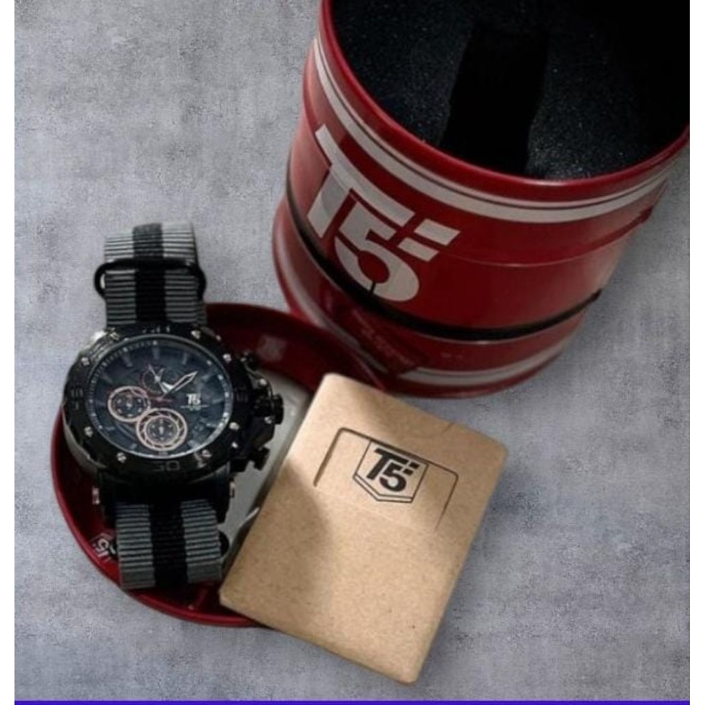 Jam tangan T5 type H 3946 sporty model terbaru