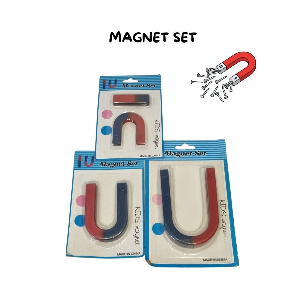 MAGNET U BESAR/TANGGUNG/KECIL | MAGNET COMPAS | MAGNET SET | MAGNET BATANG | MAGNET PRAKTEK SEKOLAH 