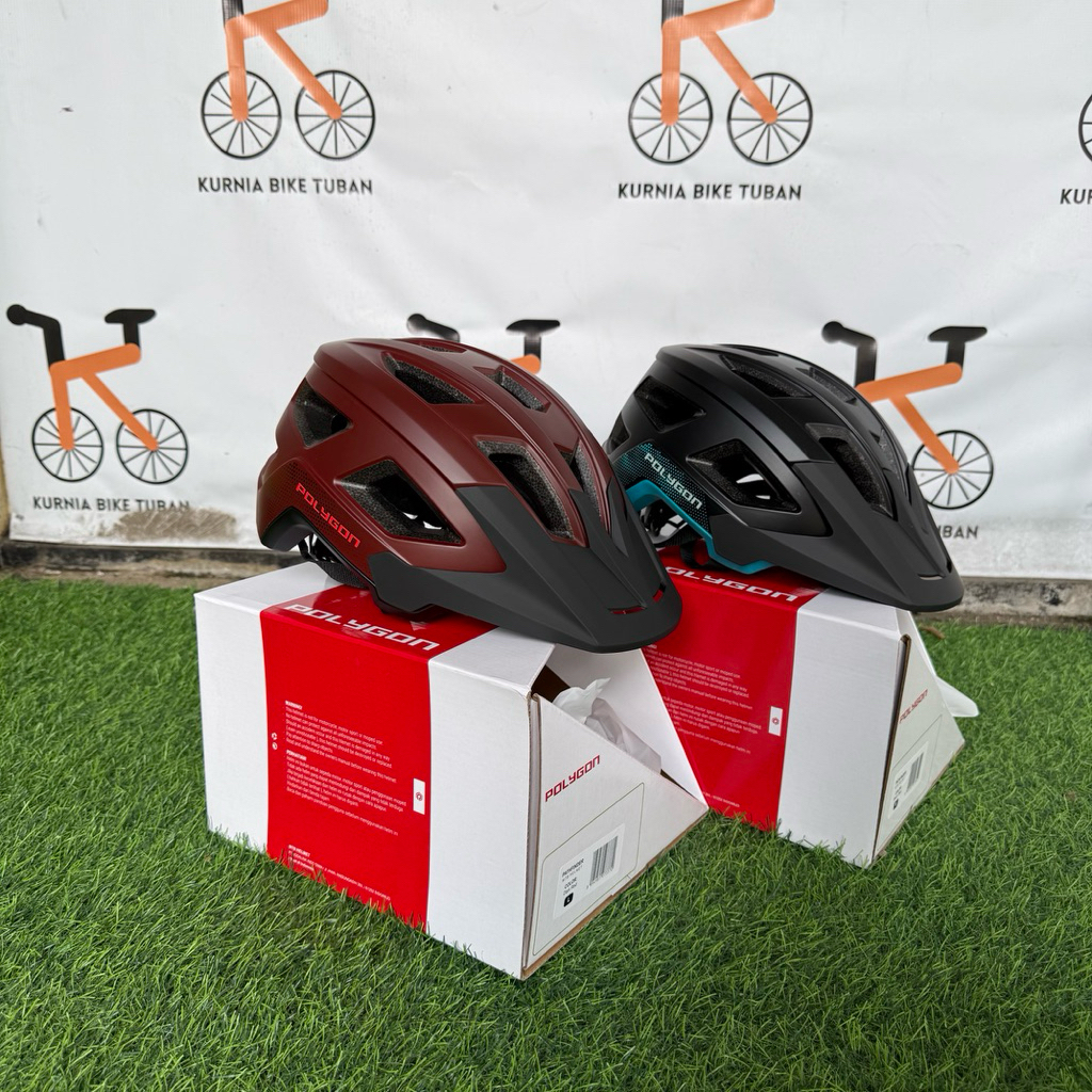 HELM Sepeda POLYGON PATHFINDER XC GRAVEL AM ENDURO MTB