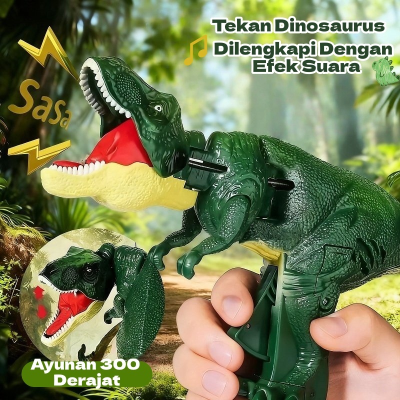 [COD] Dinosaurus Tekan Dino Toy Viral/Anak Menekan Mainan Simulasi/Robot Dinosaurus Viral/Mainan Rob
