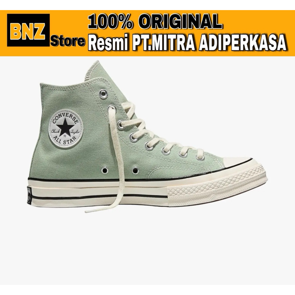 Sepatu Sneakers Unisex Converse Chuck 70s Hi Summit Sage