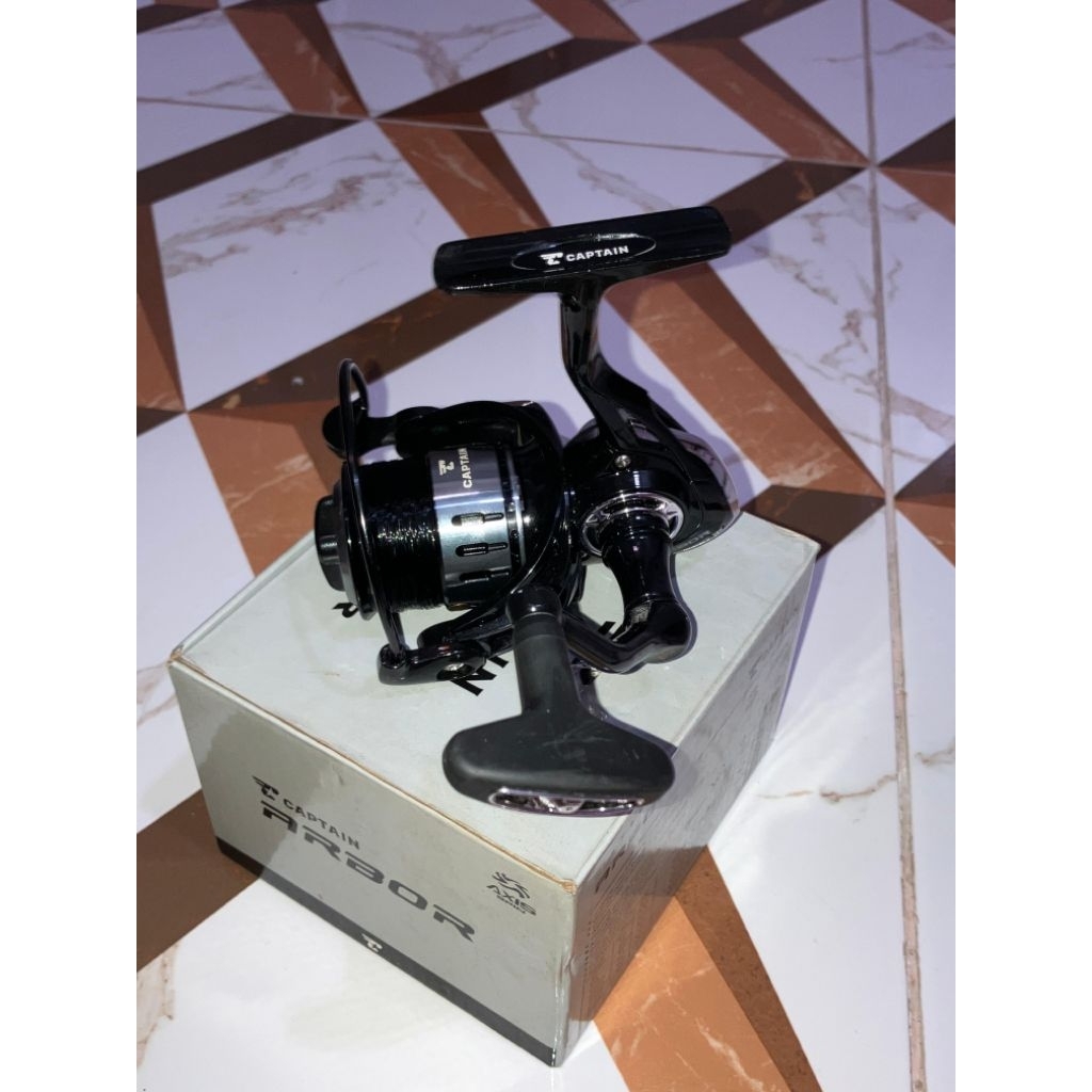 Reel spinning captain arbor 2000 bekas mulus