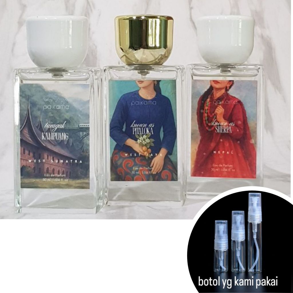 Decant Paikama | Known as Sherpa - Pitaloka - Taragak Kampuang | Decant Parfum Ori