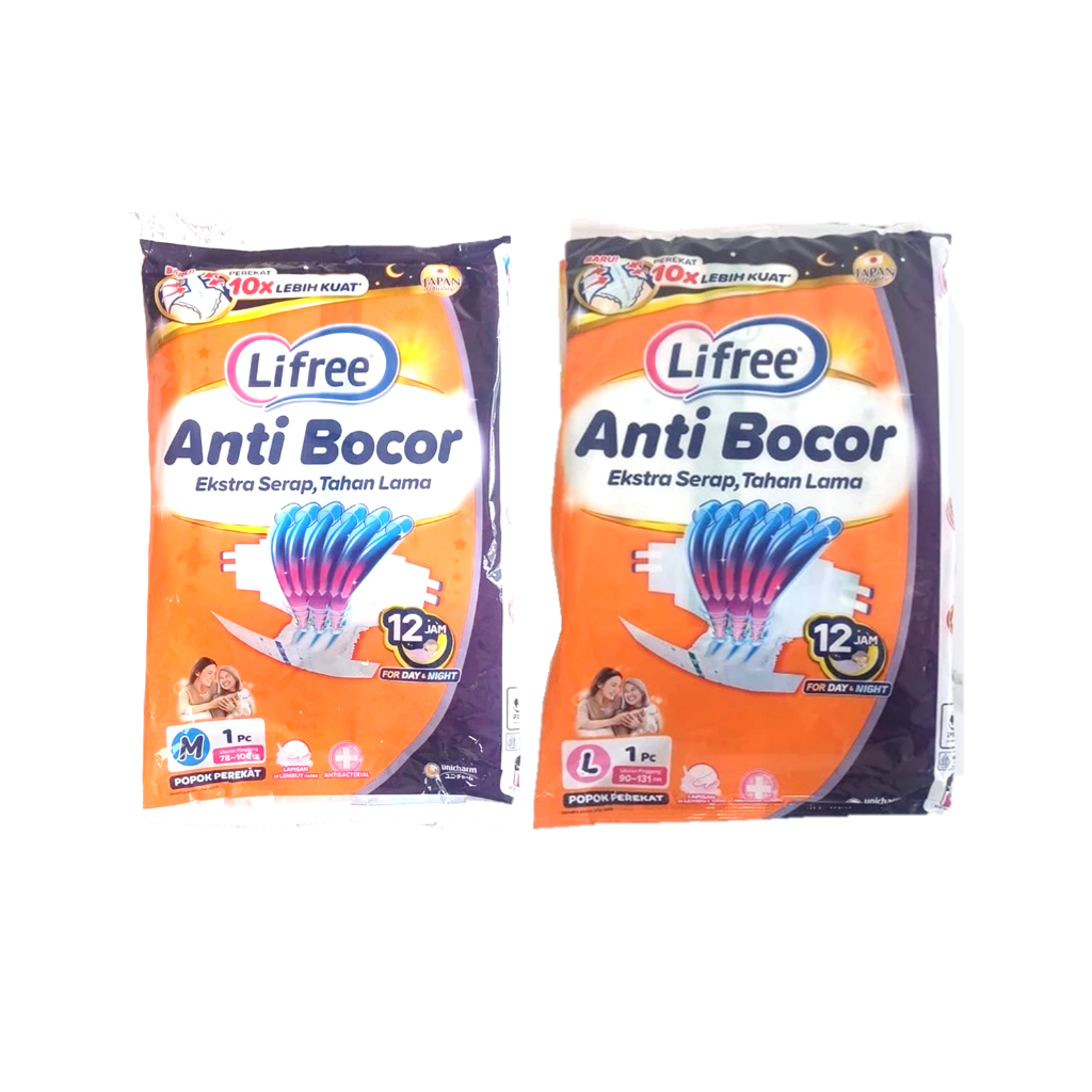 Lifree Popok Perekat Satuan Renceng 1 pc - Popok Dewasa [TANGERANG]
