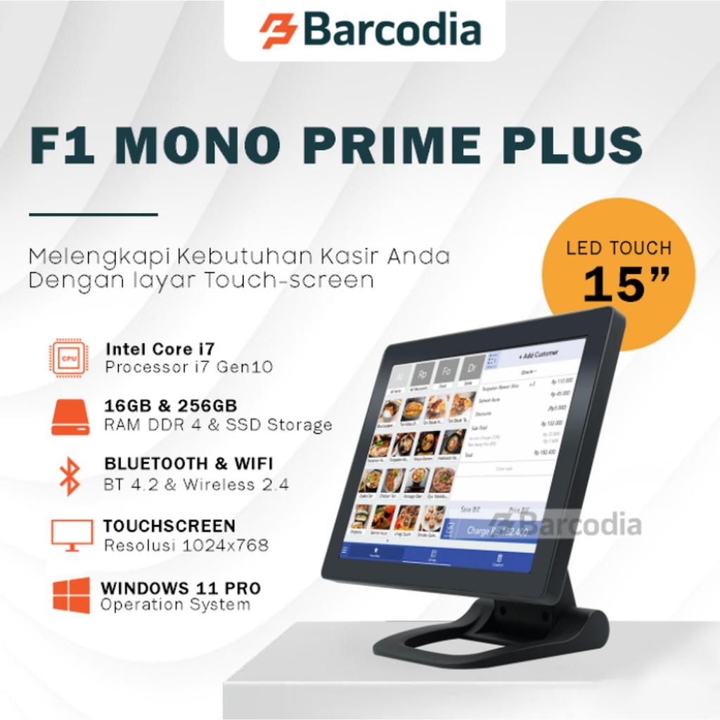 Mesin kasir POS All in One Iware F1 Mono Prime Plus Core i7 Gen10 RAM 16/256GB Touchscreen