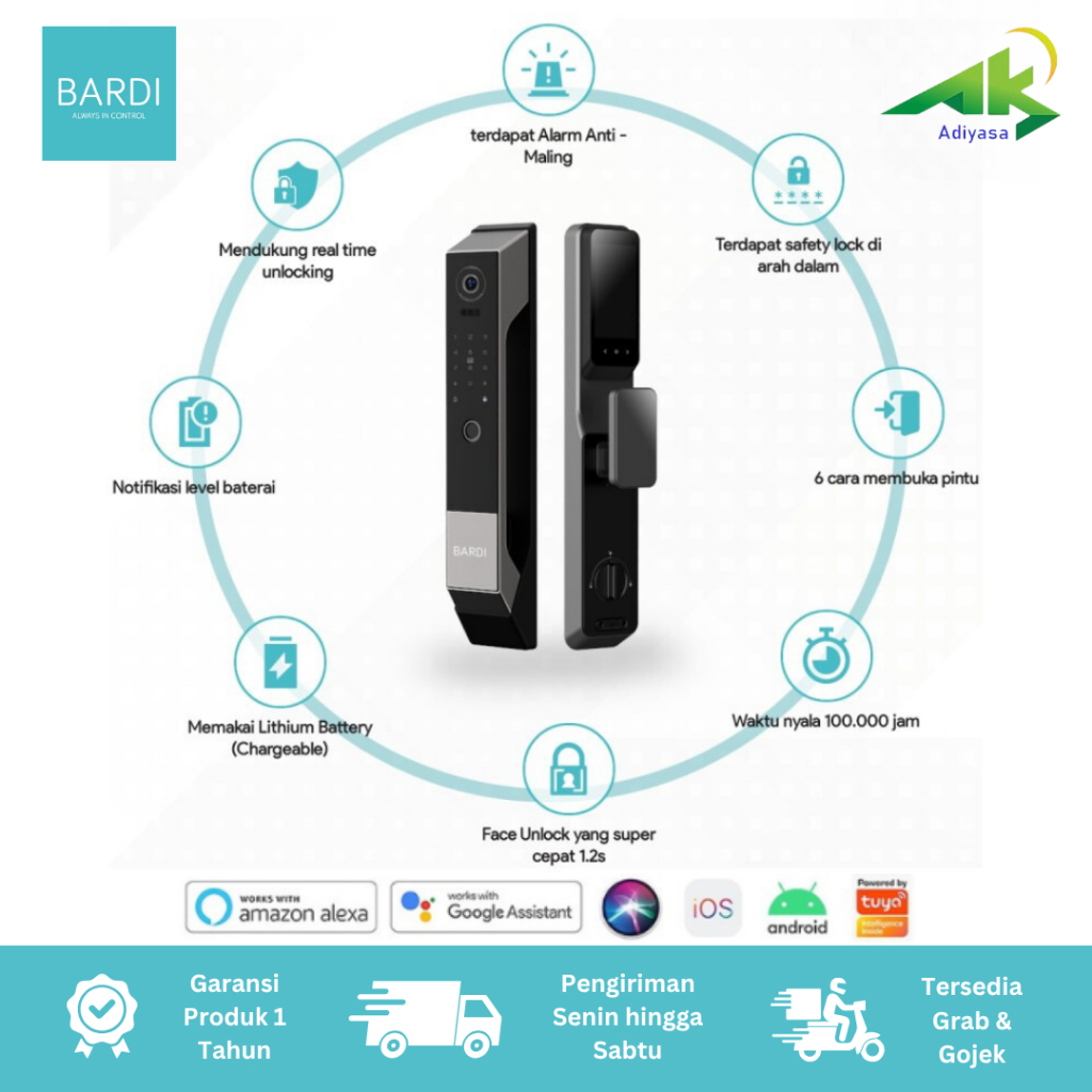 BARDI Doorlock with Face Recognition