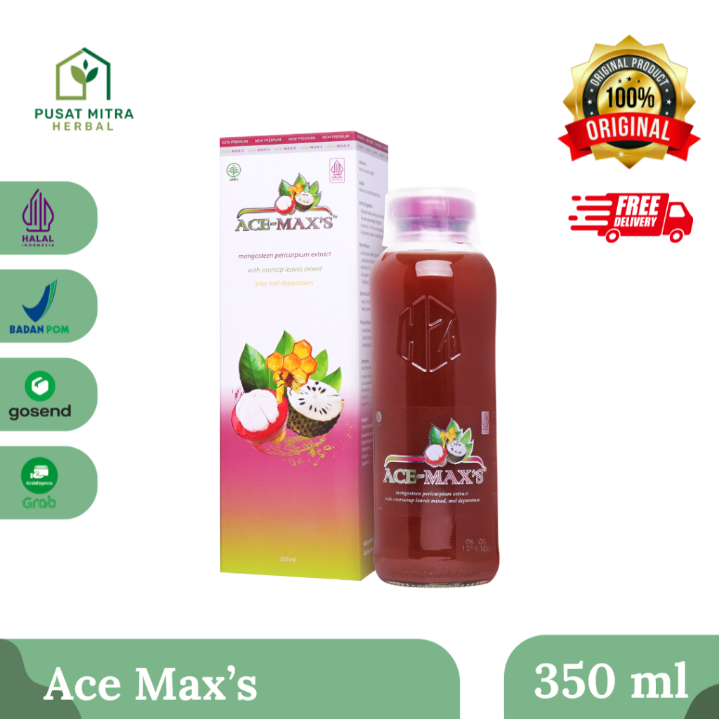 Ace Maxs Extra Kulit Manggis Original 100%