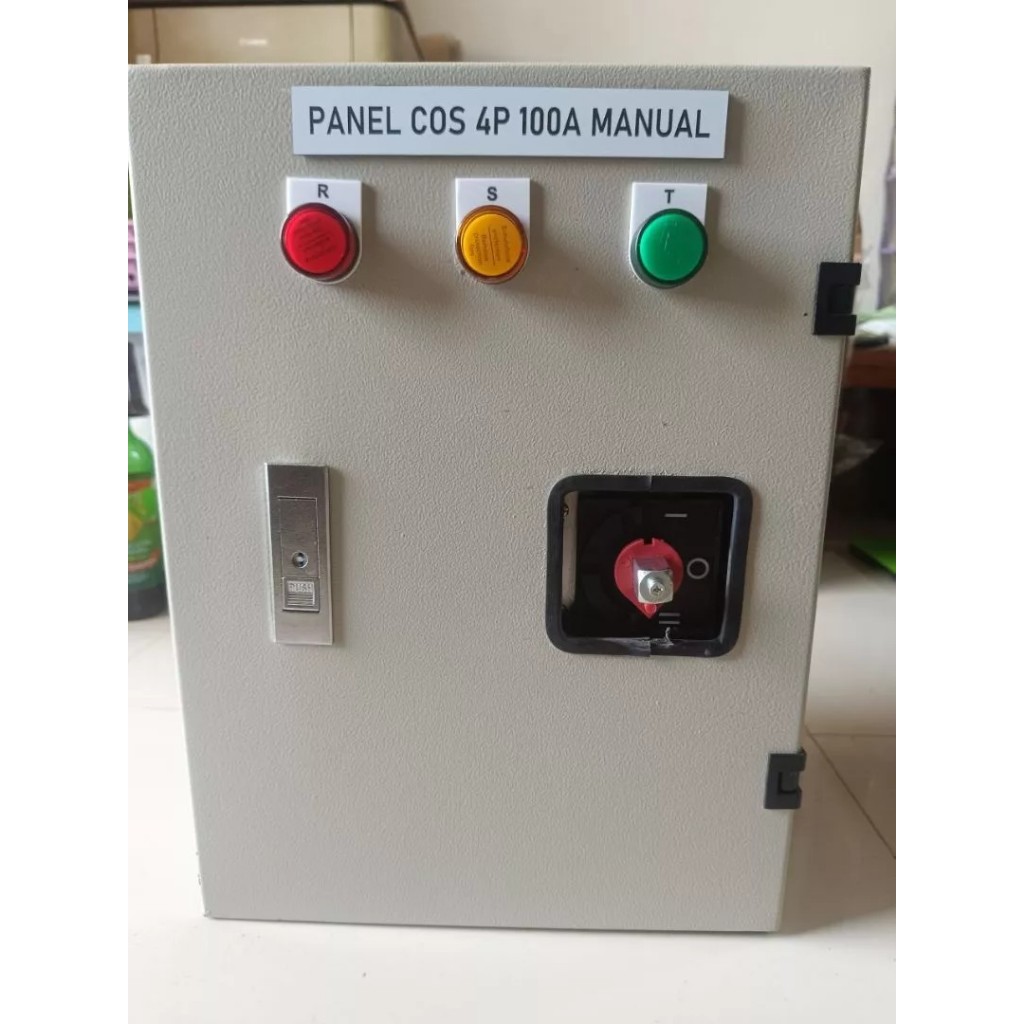 Panel Cos 4P 100A Fort Manual Panel Listrik Panel Cos