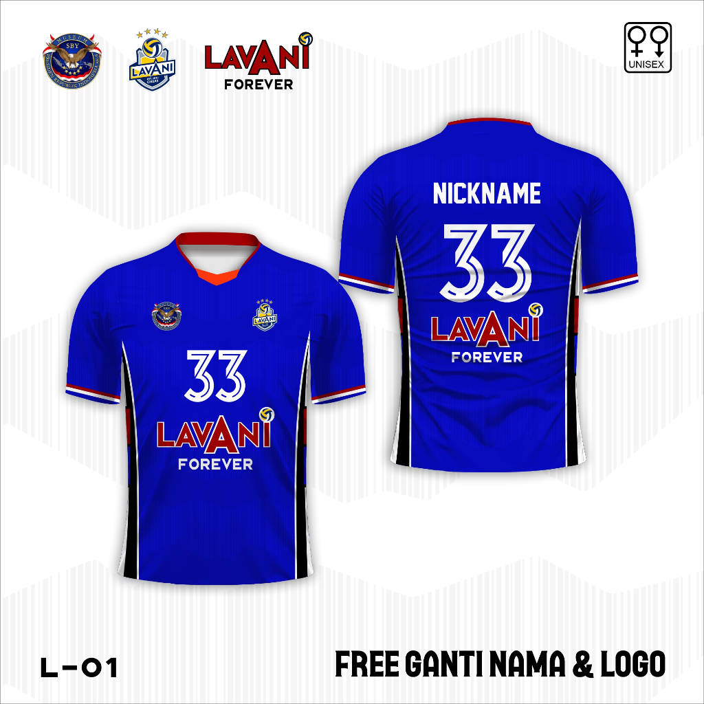 Jersey Voli proliga baju volleyball LavAni kaos volley ball