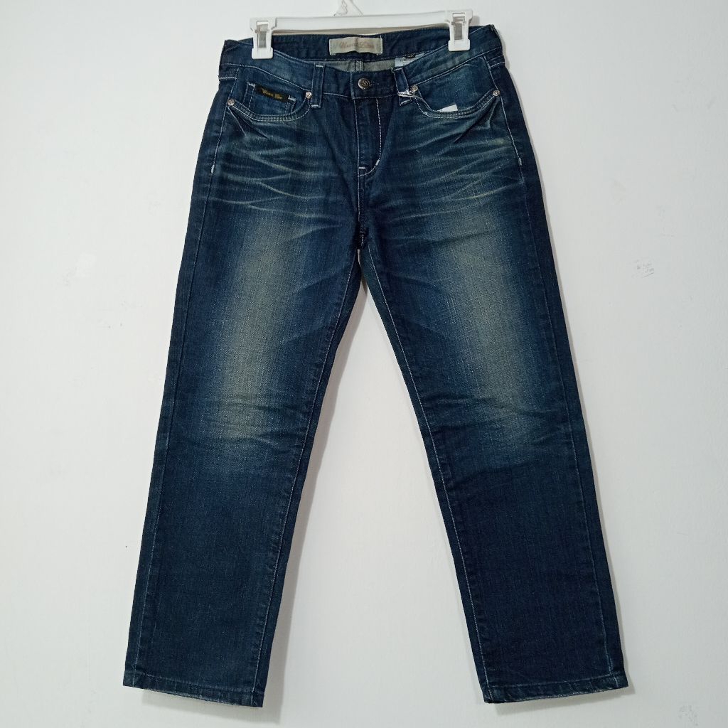 LYNT FASHION CELANA JEANS WANITA || CELANA JEANS CEWEK || JEANS NAVY || CAPRI PANTS || OOTD JEANS CA