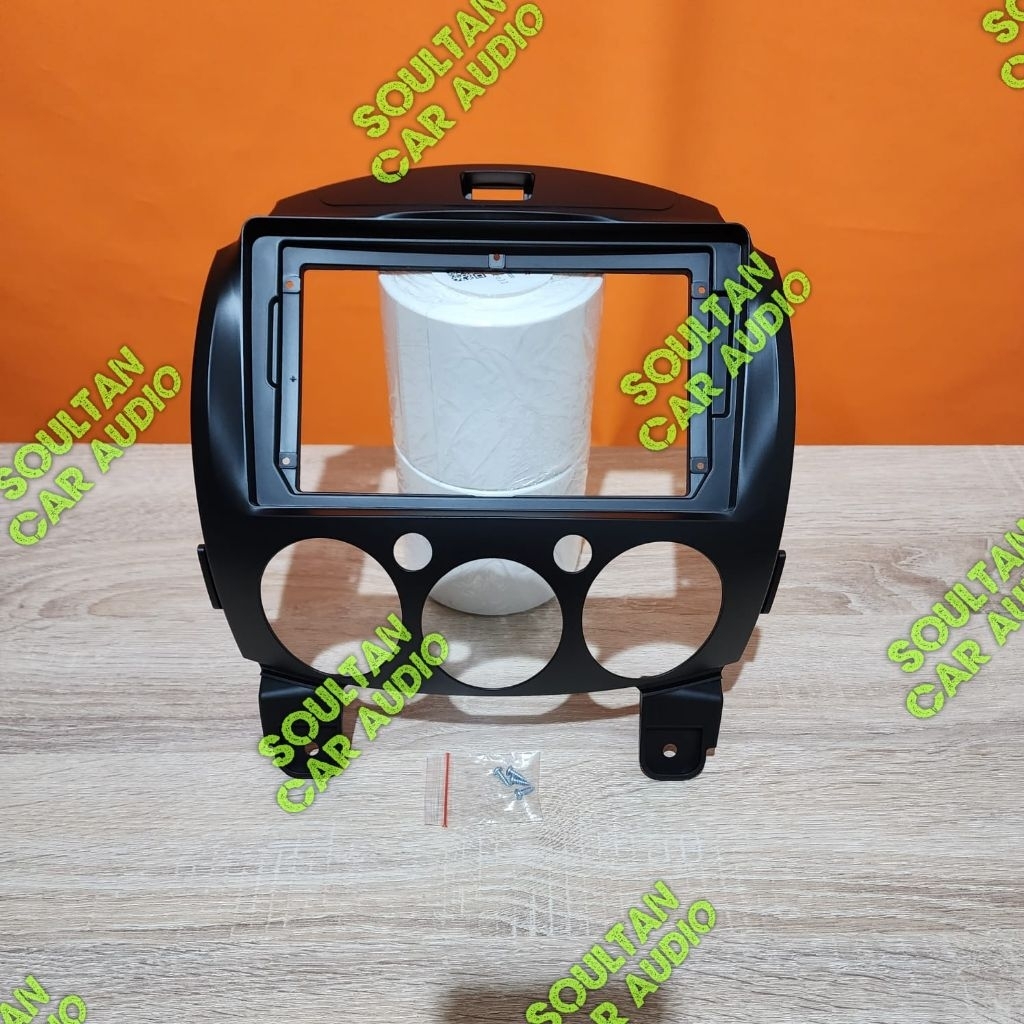 Frame head unit tv mobil android 9 inch mobil Mazda 2