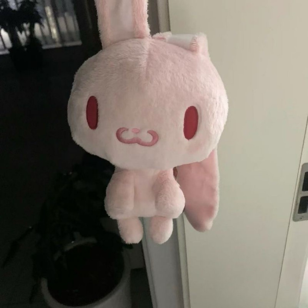 [PREORDER] Gantungan Boneka Gloomy Bear Bunny Series – Pink Plush Keychain