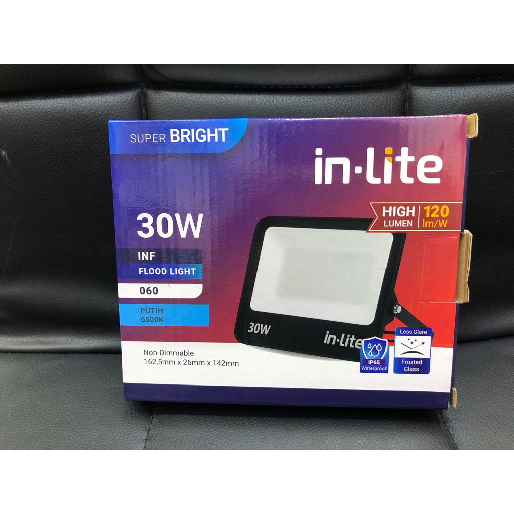 Lampu sorot inlite 30watt ip65 FLOOD LIGHT(INF060)