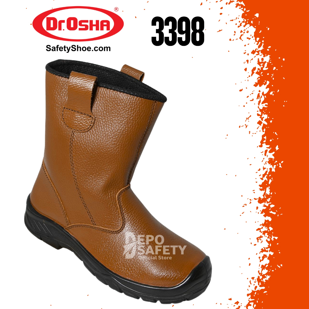 SEPATU SAFETY DR OSHA 3398 NEVADA BROWN ORIGINAL 100% - SAFETY SHOES BOOTS DR OSHA NEVADA BROWN