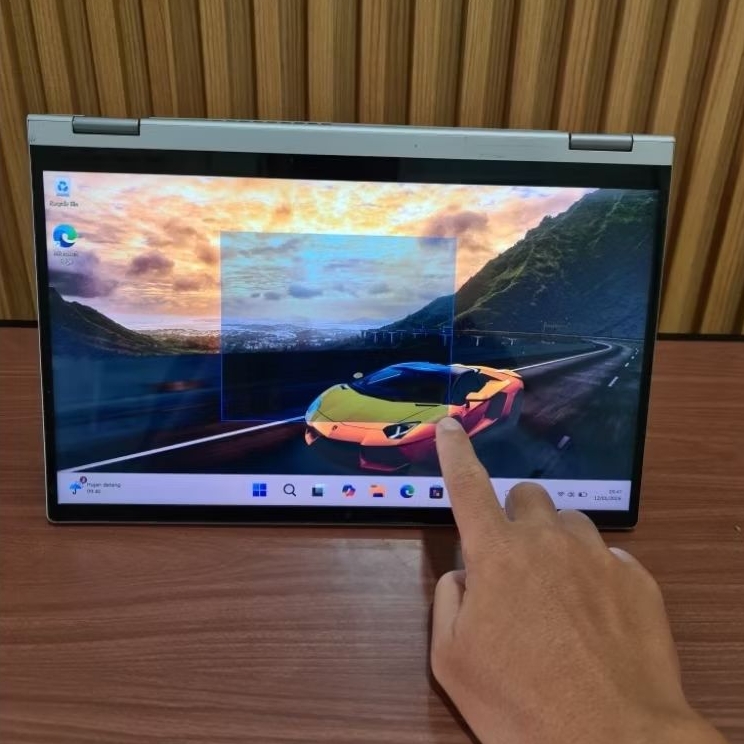 Laptop 2in1 x360 Touch Lenovo Ideapad Flex 5 Intel Pentium Gold 7505 4gb/256gb Tablet Lipat Murah