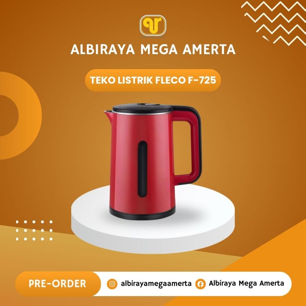 [COD] TEKO LISTRIK FLECO F-725 | TERMURAH | GROSIR