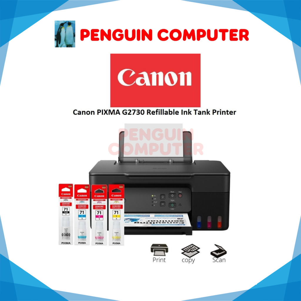 PRINTER CANON G2730 PRINT SCAN COPY